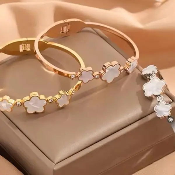 18K Stainless Steel Womens Bracelets