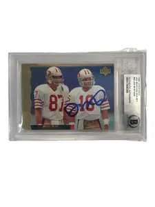 Joe Montana signed card
