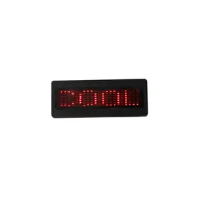 Bolan Programmable Scrolling Red LED Name Tag, Reusable Name Badge, PriceTag  ID Tag office magnetic name tags, Digital Sign