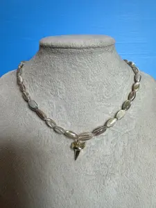 Shark Tooth Necklace - Gold Plated