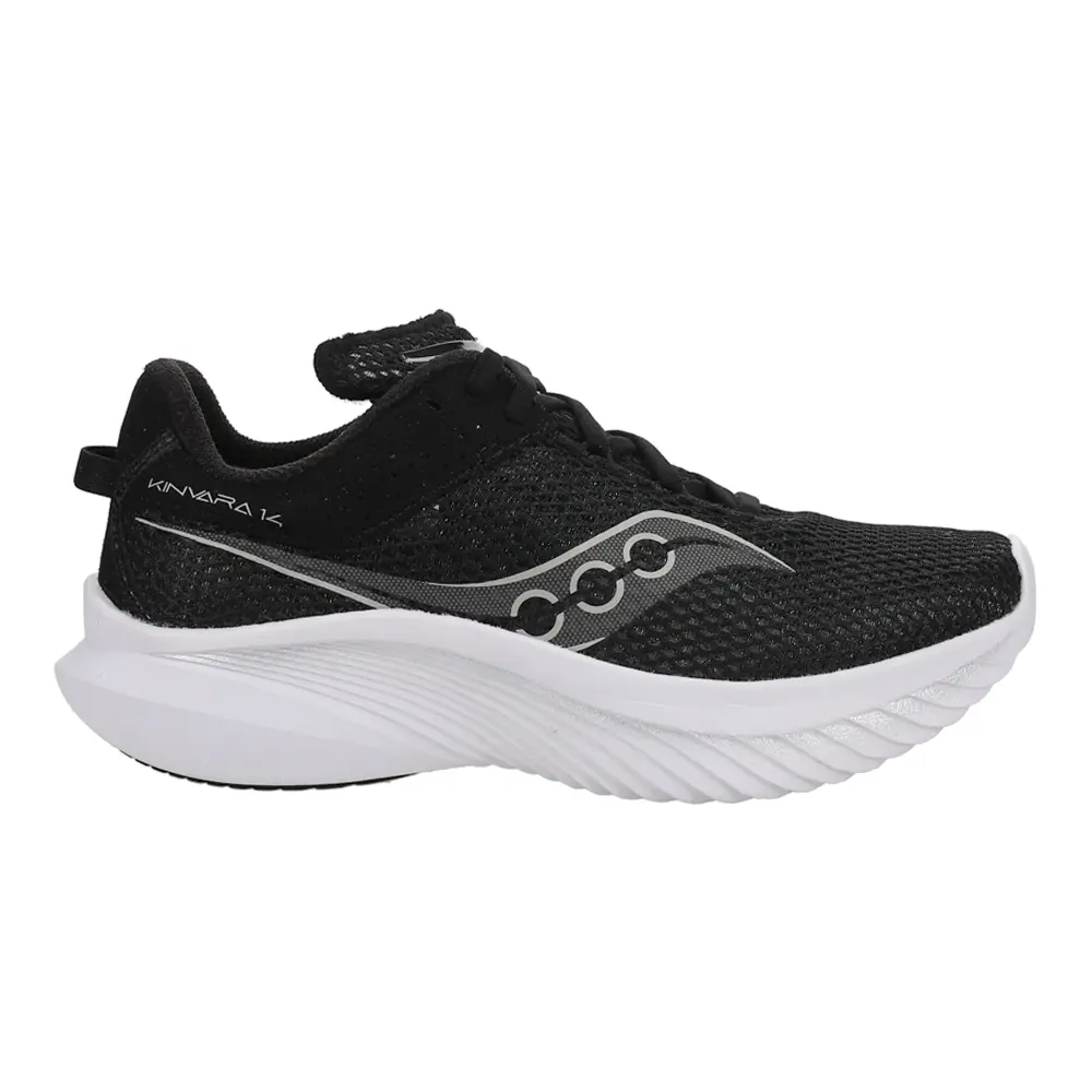 Saucony Womens Kinvara 14 Wide Running Sneakers Shoes - Black Saucony Womens Kinvara 14 Wide Running Sneakers Shoes - Black
