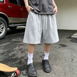 Men’s summer casual athletic shorts, loose straight fit, breathable, simple and versatile