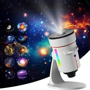 4K HD Star Projector, Galaxy Upgraded Lens 10 Nebula Room Lights, 8-Color Night Mood Lighting Air Circulation Fan Style for Bedroom Home Theater Mother’s Day Gift,Father’s Day Present