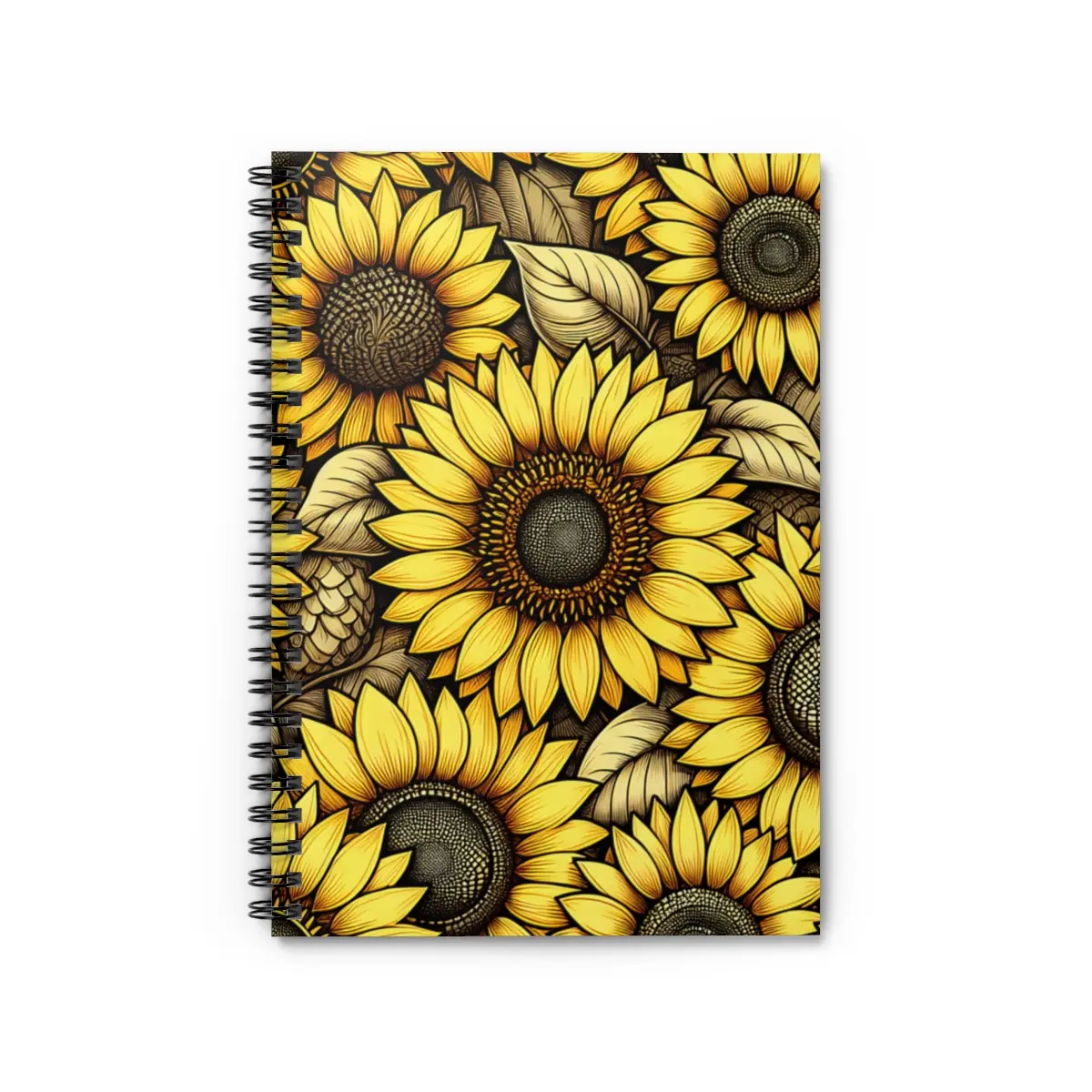 Sunflower Spiral Notebook - Ruled Line