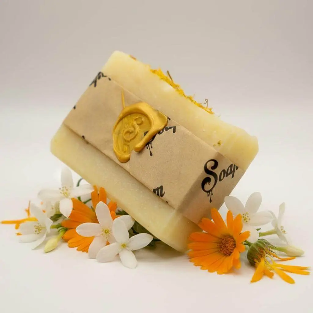 Candy Jasmine Infused Tallow Soap Bar for Dry Skin
