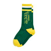 Von Dutch Green & Yellow Crew Socks