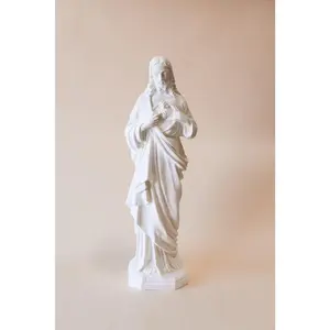 24" Outdoor Sacred Heart of Jesus Statue