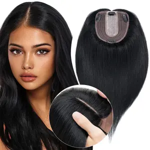 SEGOHAIR Hair Human Hair Topper with NO Bangs Topper for Women Real Human Hair for Hair Extensions 35g-45g