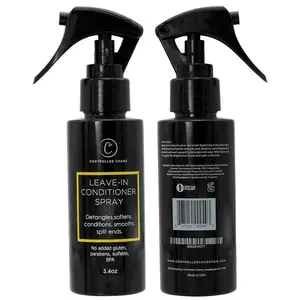 Leave in Conditioner Detangling Spray, Repairs, Softens, Hydrates, UV and Heat Protection Lightweight for All Hair Types Oil Sunflower