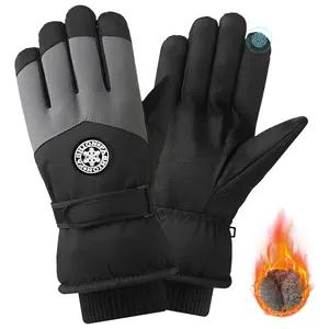 Ski Gloves, Warm Waterproof and Breathable Snow Gloves for Cold Weather, Fits Both Men & Women,for Parent Child Kids Outdoor