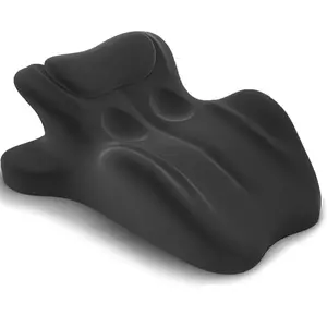 Sweet Spot Pillow, Chiro Monk Pillow for Couples, 27° Angle Perfect Position Ergonomic Contoured Support Pillow, Multi-Functional Memory Foam Lounger Cushion Back Support (Black)