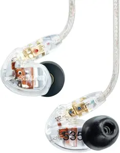 Shure SE535 Sound Isolating Earphones in Clear