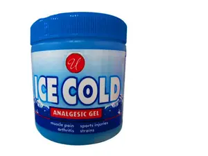 Ice Cold Analgesic Gel for Muscle Pain, Arthritis, Sports Injuries & Strains – Fast Relief 8oz