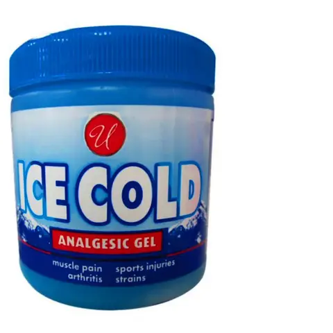 Ice Cold Analgesic Gel for Muscle Pain, Arthritis, Sports Injuries & Strains – Fast Relief 8oz