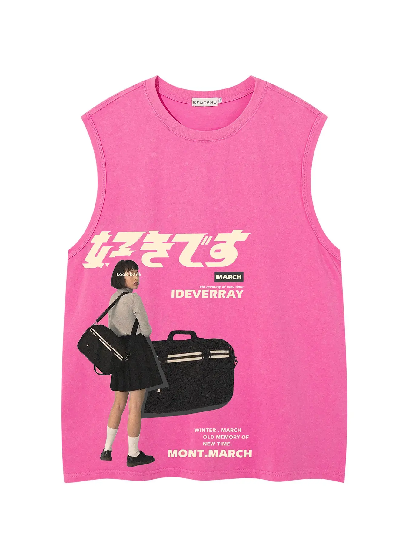 American Vintage Street Style Washed Dyed Graffiti Graphic Print Vest, Unisex Sleeveless Top, Casual Street Wear Summer Fashion, Loose Fit, H-Type Silhouette, Streetwear