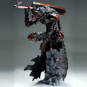 Berserk Guts Anime Figure, L War Damage Blood Version Statue, Anime Handmade Model, Collectible Action Figure, Perfect Gift for Fans