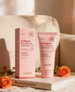 Collagen & Niacinamide Peel Off Facial Mask for Daily & Night Use, Anti-Wrinkle Firming Hydrating Face Mask