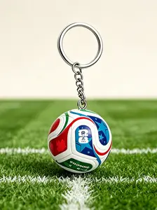 Football Keychain Backpack Charm, Fan Exclusive Match Support Decor, Unisex Key Ring, Key Chain, Party Gift, Perfect for Fans