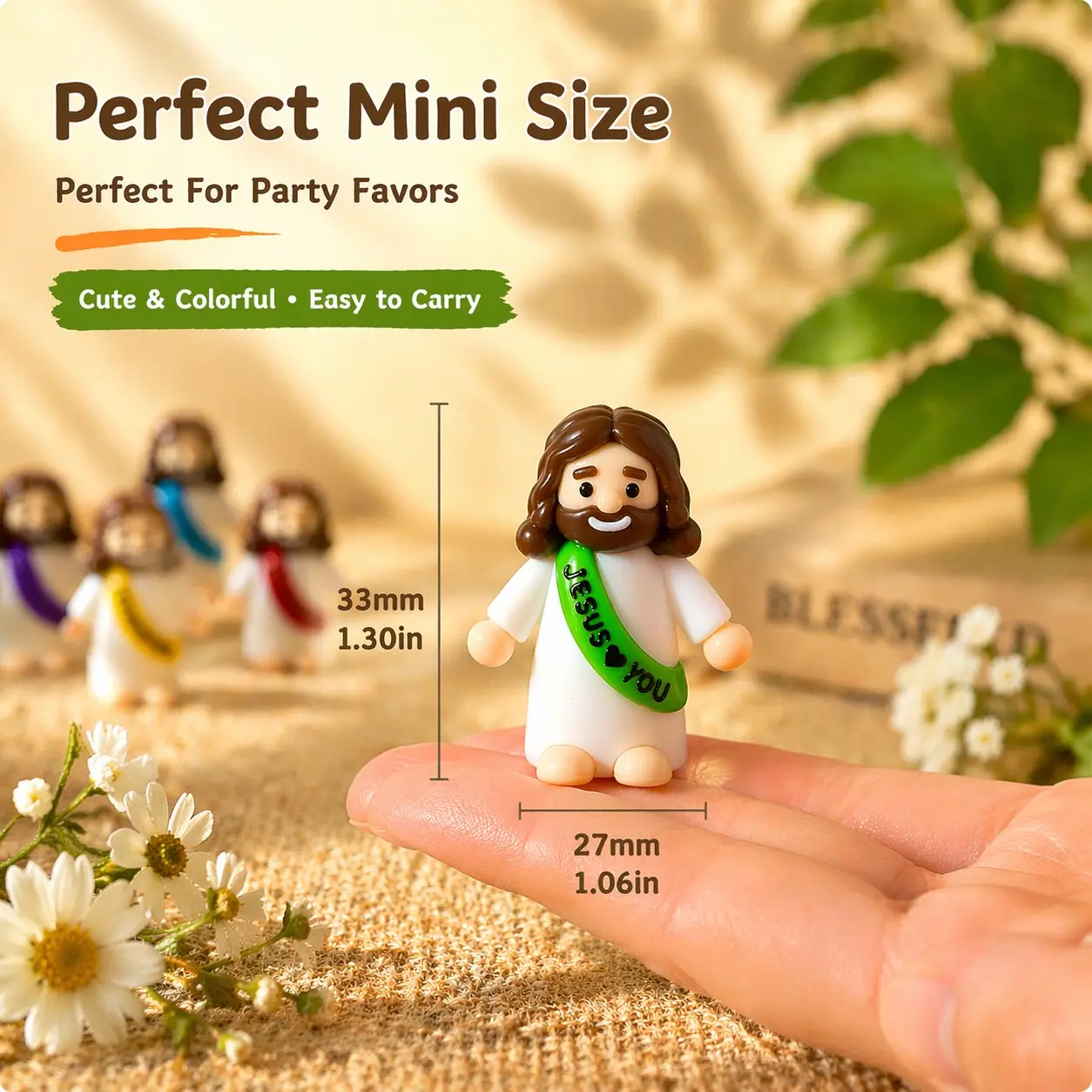 Cute Cartoon Easter Figurines Desktop Ornaments, Bestselling Mini Doll Decor Small Holiday Gifts，You'll receive exactly 30 pcs