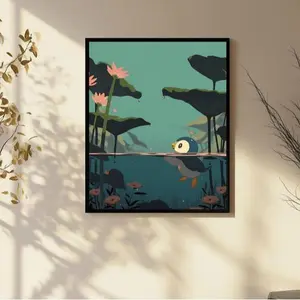 [SALE UP TO 50% - UNFRAMED] Piplup, Anime Poster, High Quality, Printable Wall Art, Bedroom Wall Art, Digital, Japanese Home Decor
