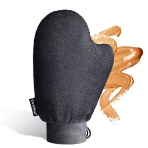 EvridWear Self Tanning Mitt Applicator Kit - Waterproof Inner Layer, Soft Velvety Fabric, No-Slip Wrist, Double-Sided Usability for Even Tan Application