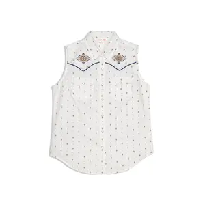 Women's Ely Cattleman Aztec Diamond Print Sleeveless Shirt