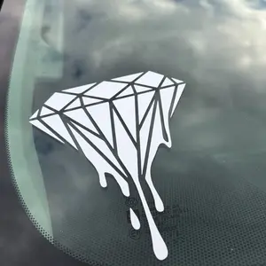 Diamond Drip Decal - Permanent Vinyl, Made to Order, Shipped from Pennsylvania