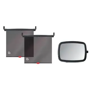 Munchkin Baby Travel Essentials: White Hot Shades & 360° Baby In-Sight Pivot Mirror