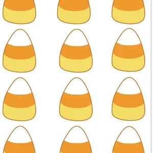 Candy corn cupcake toppers EDIBLE topper Candy corn cookies Halloween cupcake toppers