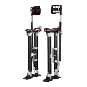 VEVOR Drywall Stilts, 36''-50'' Adjustable Aluminum Tool Stilts with Protective Knee Pads, Durable and Non-slip Work Stilts for Sheetrock Painting, Walking, Taping, SilverVEVOR Super Brand Day