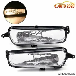 Clear Fog Light Lamps + H8 Bulbs Driver Passenger Side Fit For 15-17 Ford Focus