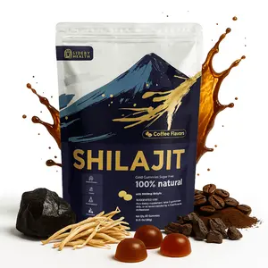 3000mg Platinum-Grade Shilajit Gummies – Bold Coffee Flavor, Infused with Ashwagandha, 85+ Trace Minerals & Vitamins, for Men’s Vitality, Immune Support, Sugar-Free, Non-GMO
