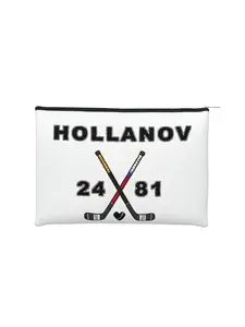 1pc Lightweight Heated Rivalry MM Hockey Makeup Bag Toiletry Bag with Zipper Travel Cosmetic Pouch Toiletry Organizer Casual Style Easy to Clean Travel Makeup Bag Travel Cosmetic Bag