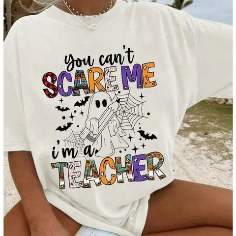 Funny Troublemaker Teacher's Washed T-Shirt, Vintage Short-Sleeve, Comfort & Breathable Top, Shirts Women, Teacher's Day Gift, Back to School Outfit