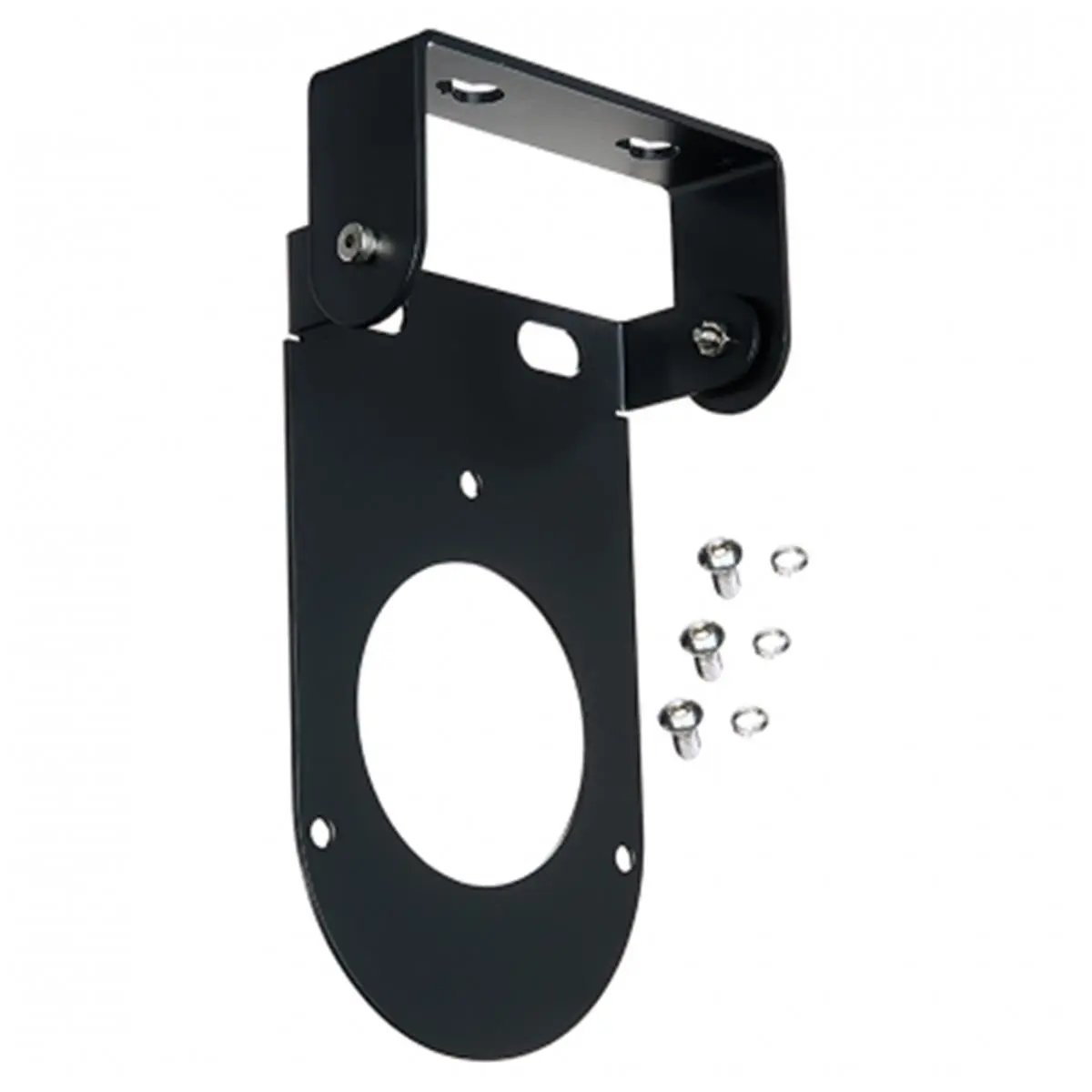 212 MAIN 7.5 in. Vertical Mounting Bracket with Swivel Base for Retractable Cable Reels - Black, Ceiling-Mount, Reel-Compatible
