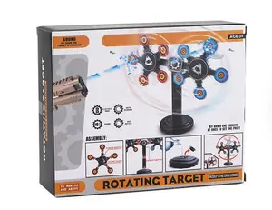 Auto-Reset Electronic Scoring Target Motorized Rotating Shooting Target for Children's Training with Sound Effects and Easy Assembly