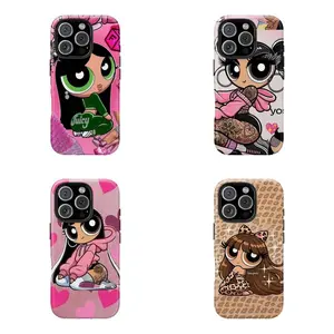 The Powerpuff Girls Buttercup Compatible with iPhone 11/12/13/14/15/16/17 (Pro Max/Plus) Suitable as a Gift for Friends and Family - Trendy MagSafe-Compatible Phone Cases with Shockproof Protection Cases for Iphones