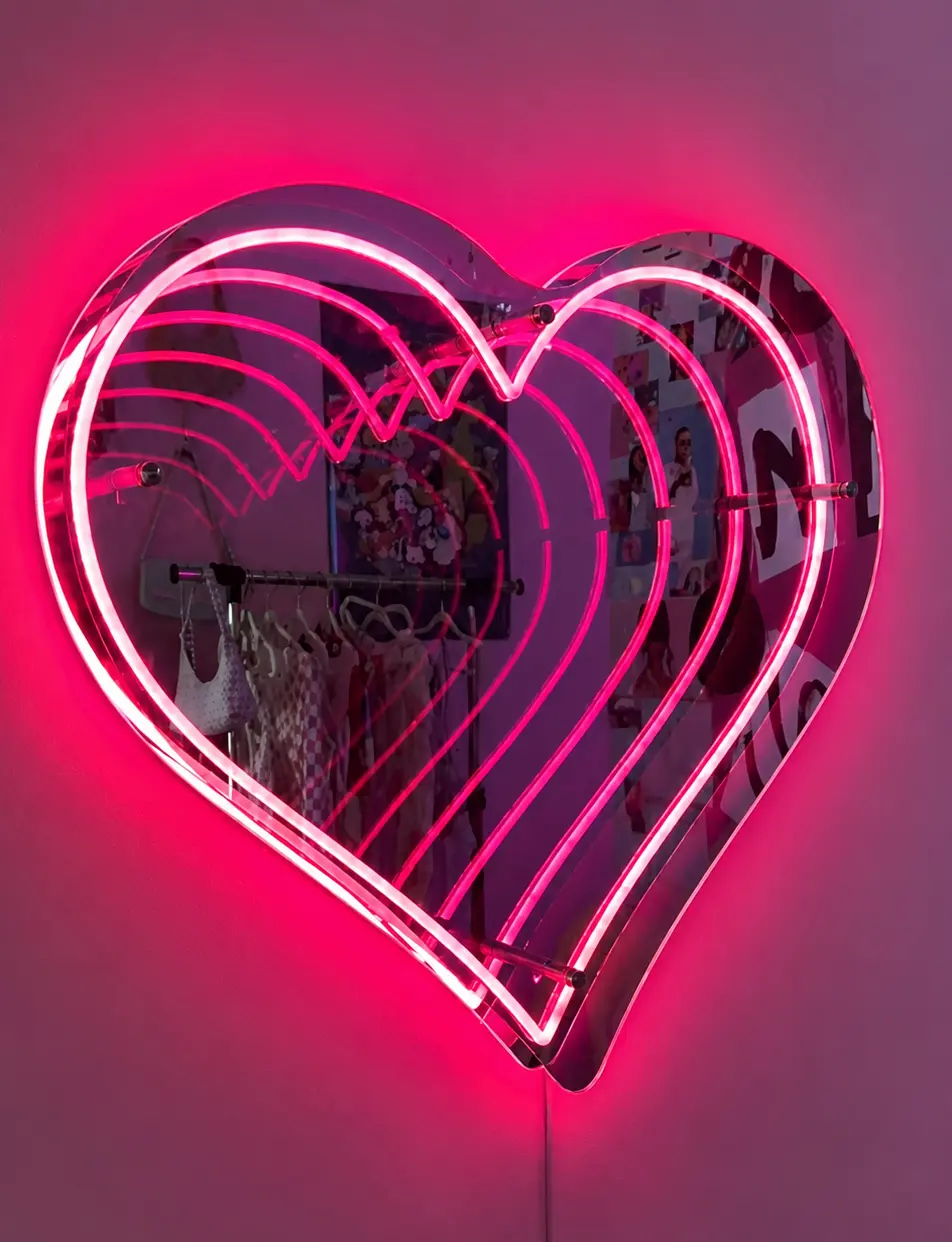Infinity Heart Mirror