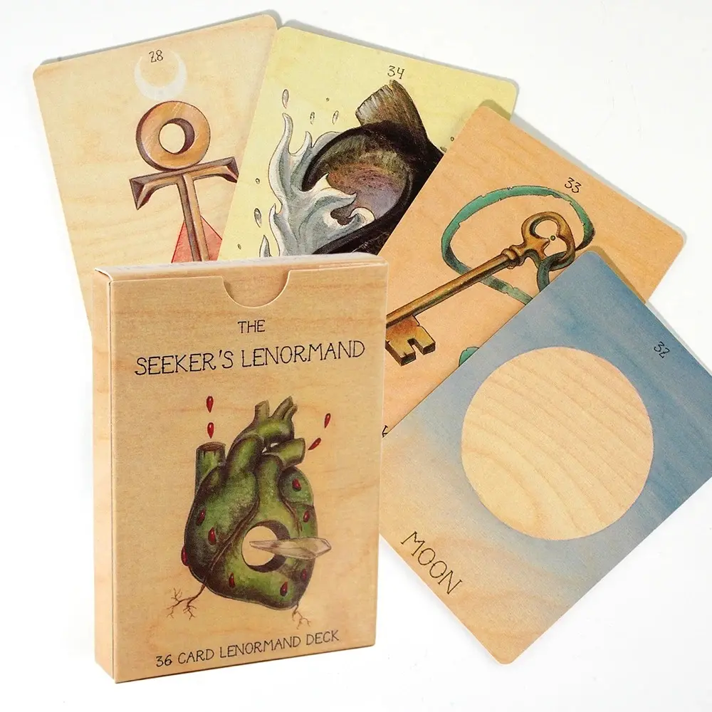 The Seeker's Lenormand Deck Tarot Deck Oracle Witchy Beginner Tarot Learning Tarot Cards For Beginners