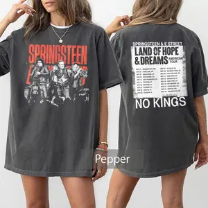 Bruce Springsteen Land Of Hope & Dreams Tour Shirt, Bruce Springsteen Tour 2026 T-shirt, Bruce Springsteen Fan Gift, Bruce Springsteen Merch