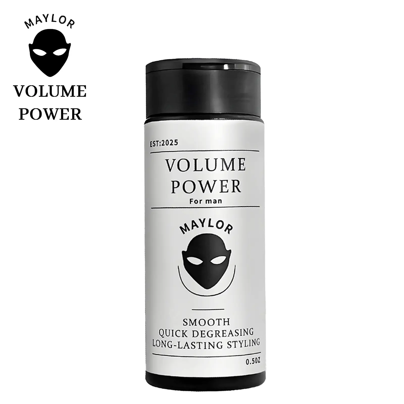 MAYLOR Men's hair powder, Easy to Apply - Instantly Adds Texture & Volume, All-Natural Ingredients, Strong Hold, Hair Powder for Men,Non-Sticky, Natural Look