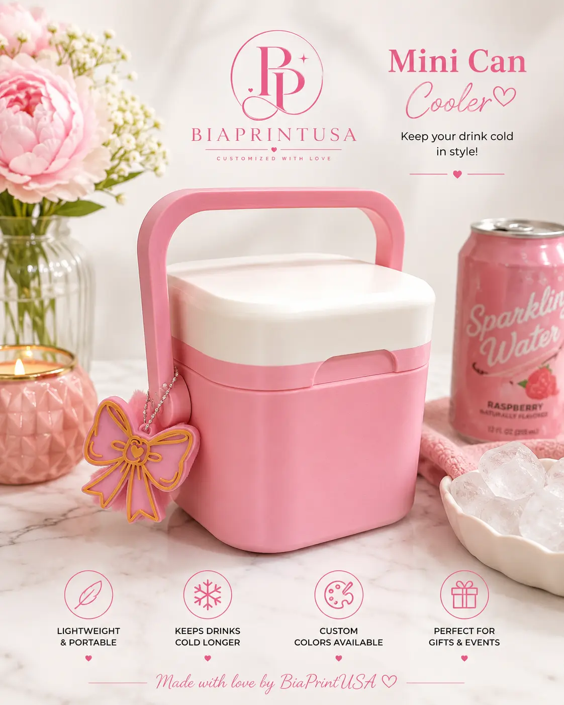 ✨ 3d Printeed Can Cooler -fit 12 oz Sosa Cans