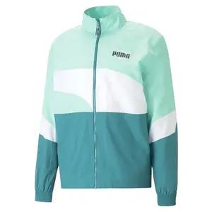 PUMA Mens Clyde 2 Jacket Athletic Outerwear Casual - Green