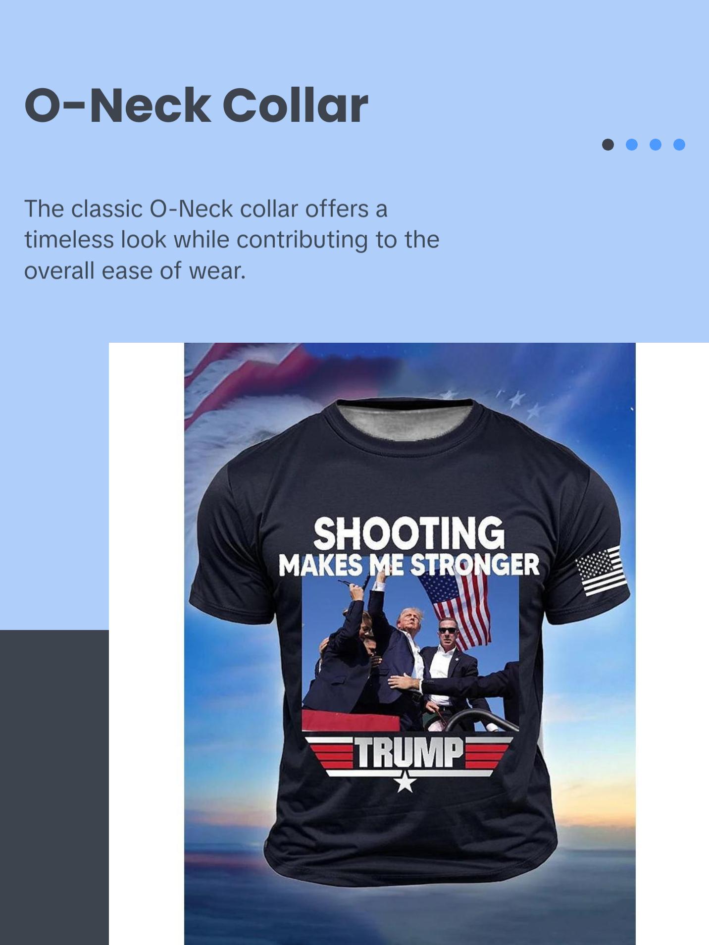 Trump Shirt Casual Men's T-shirt Men's Short-Sleeve Trump Shirt Casual Men's T-shirt Men's Short-Sleeve