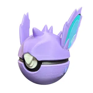 Nidoran (Male) - Inspired 3D Printed Poke Ball Collectible