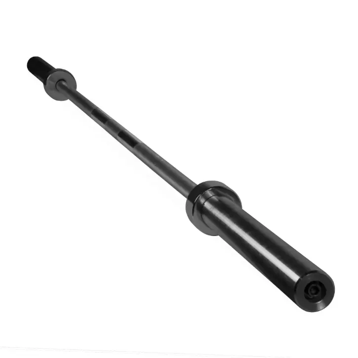 CAP Barbell Solid Steel Olympic Weight Bar, 5 Ft., Black (Fits 2-Inch Weight Plates)