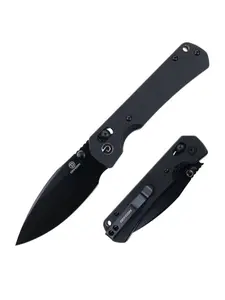 DEFCON Ultra Lite (1.96oz) Folding Knife Series Cross Bar Lock On Bearings 14c28n Drop Point, Wharncliffe, Clip Point edc men