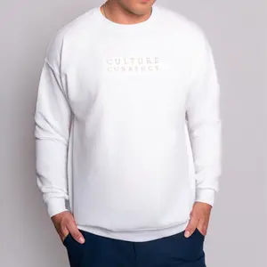Certified Worldly Unisex Embroidered Crewneck – Fleece Sweatshirt by Culture Currency