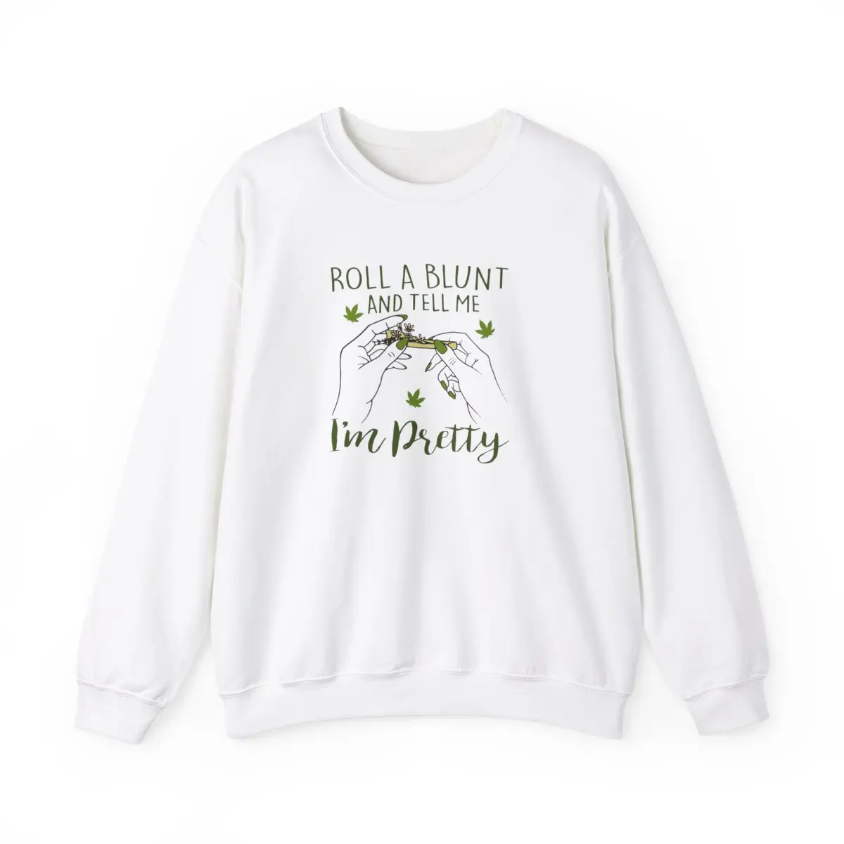 Copy of Stoner Girl Crewneck Sweatshirt, Hippie Stoner Jumper, Weed Lover Pullover, Marijuana Enthusiast Sweater, 420 Clothing, Chill Vibes