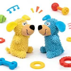 Interactive squeaky plush dog toy (not a chew toy), perfect for playing fetch. A durable plush toy that’s great for dogs to chew on—the ultimate companion for self-entertainment and stress relief.